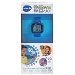 VTech Montre Kidizoom Smartwatch Max - Bleue- Montres Et Objets Connectés