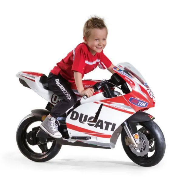 Peg Perego Moto Electrique Ducati Gp 12 Volt- Motos Électriques