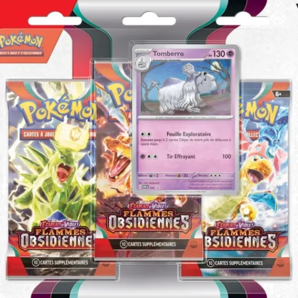 Asmodée Cartes À Collectionner|Pack 3 Boosters Pokemon Ecarlate Et Violet 3
