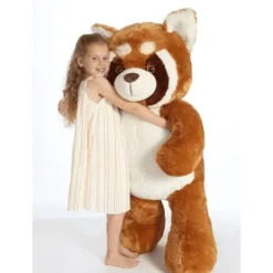 Gipsy Peluches Géantes|Panda Roux Geant 120 Cm