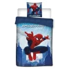 Aymax Parure De Lit Reversible 140 X 200 - Spider-Man- Décoration De La Chambre