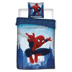 Aymax Parure De Lit Reversible 140 X 200 - Spider-Man- Décoration De La Chambre