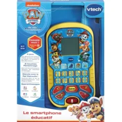 VTech Premiers Apprentissages|Pat Patrouille - Le Smartphone Educatif Bleu