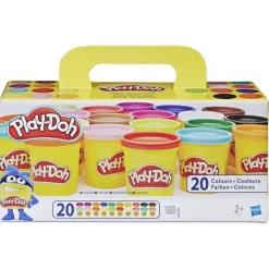 Play Doh Pate A Modeler - Pack De 20 Pots Play-Doh- Pate À Modeler, Modelage Et Gravure