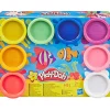 Play Doh Pate A Modeler - Pack De 8 Pots Play-Doh- Pate À Modeler, Modelage Et Gravure