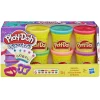 Play Doh Pate A Modeler A Paillettes - Pack De 6 Pots- Pate À Modeler, Modelage Et Gravure