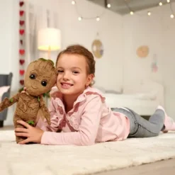 Nicotoy Peluches Super-héros Et Personnages|Peluche Baby Groot - 25 Cm - Les Gardiens De La Galaxie