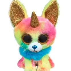 TY Mini Peluches|Peluche Beanie Boo'S - Yips Le Chihuahua Licorne 15 Cm