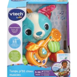 VTech Peluches Interactives|Peluche Interactive - Tango, P'Tit Chien Musicien