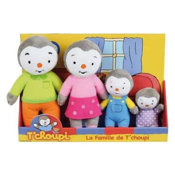 Jemini Peluches Super-héros Et Personnages|Peluche La Famille De T'Choupi