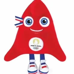 Doudou Et Compagnie Peluches Super-héros Et Personnages|Peluche Mascotte Officielle Jeux Olympiques Paris 2024 - 25 Cm