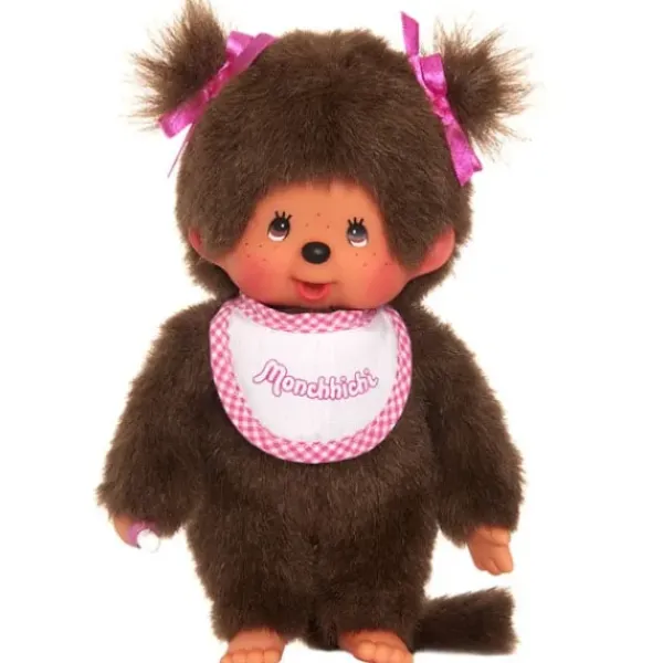 Bandai Peluches Animaux Et Autres|Peluche Monchhichi Fille Rose
