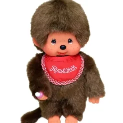 Bandai Peluches Animaux Et Autres|Peluche Monchhichi Garcon Rouge