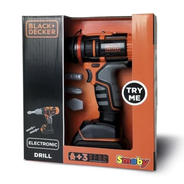 Smoby Bricolage|Perceuse Electronique - Black Et Decker