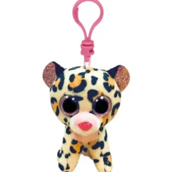 TY Peluches Porte-clés|Porte-clés Beanie Boo'S Livvie Le Leopard 9 Cm