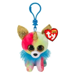 TY Porte-clés Chien Chihuahua En Peluche- Porte-clés