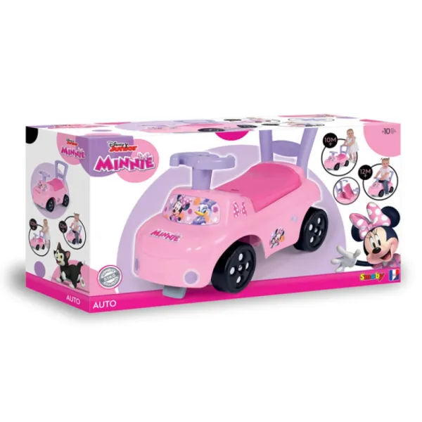 Smoby Porteur Auto Minnie Mouse- Porteurs & Jouets À Bascules