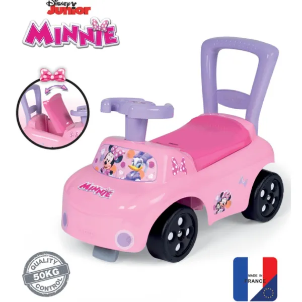 Smoby Porteur Auto Minnie Mouse- Porteurs & Jouets À Bascules