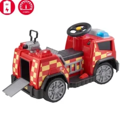 SUN and SPORT Porteur Electrique Bebe Camion De Pompier- Porteurs & Jouets À Bascules