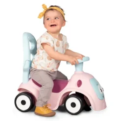 Smoby Porteur Maestro Balade Rose 3 En 1- Porteurs & Jouets À Bascules