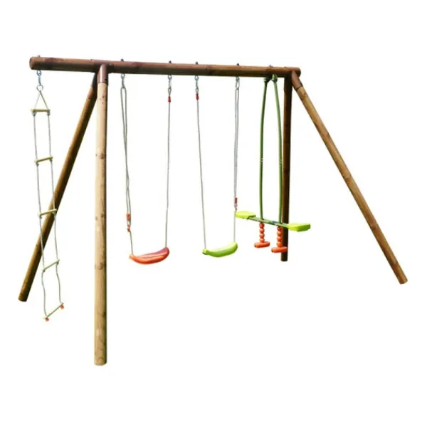 Soulet Portique En Bois Gabin- Balancoires Et Portiques