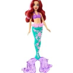Mattel Poupées|Poupee Ariel Cheveux Fabuleux - Disney Princesses