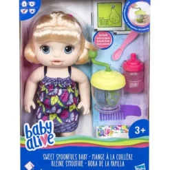 Baby Alive Poupons Interactifs|Poupee Mange A La Cuillere