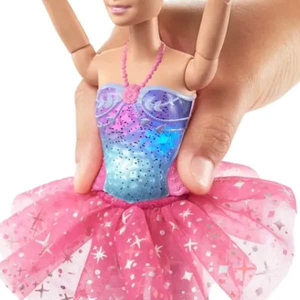 Mattel Poupées|Poupee Barbie Ballerine Lumieres Magiques