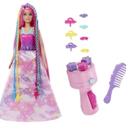 Mattel Barbie Et Poupées Mannequin|Poupee Barbie Dreamtopia Tresses Magiques A Coiffer