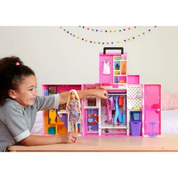 Mattel Barbie Et Poupées Mannequin|Poupee Barbie Et Coffret Dressing Deluxe