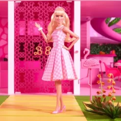 Mattel Barbie Et Poupées Mannequin|Poupee Barbie Le Film - Barbie Robe Vichy Rose