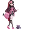 Mattel Poupées|Poupee Draculaura Et Son Animal De Compagnie - Monster High