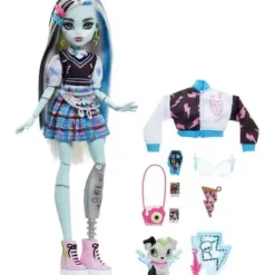 Mattel Poupées|Poupee Frankie Stein Et Son Animal De Compagnie - Monster High