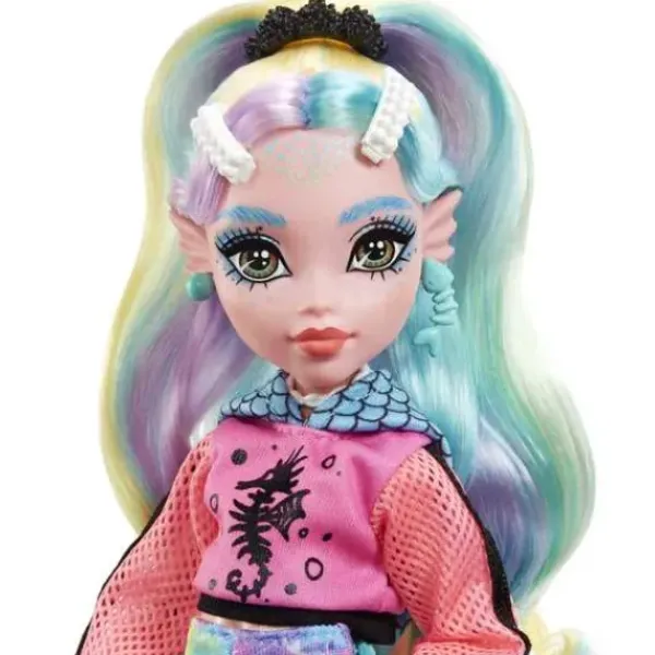 Mattel Poupées|Poupee Lagoona Blue Et Son Animal De Compagnie - Monster High