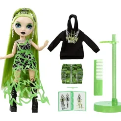Mga Barbie Et Poupées Mannequin|Poupee Rainbow High Fantastic Fashion - Jade Hunter