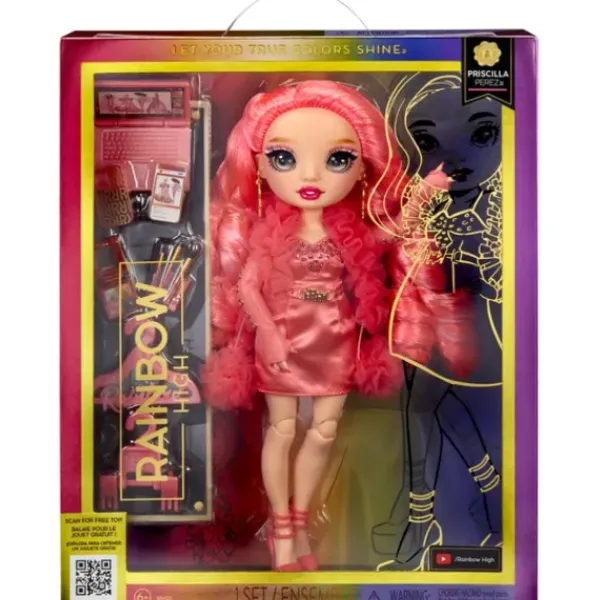 Mga Barbie Et Poupées Mannequin|Poupee Rainbow High Priscilla Perez - Serie 5
