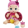 Mattel Poupons|Poupon Bebe Coccinelle Rose Boit Et Fait Pipi - My Garden Baby