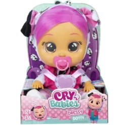 Imc Poupons Interactifs|Poupon Cry Babies Dressy Dotty
