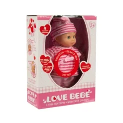 LOVE BEBE Poupons Interactifs|Poupon Qui Parle - Mes Premiers Mots 20 Cm