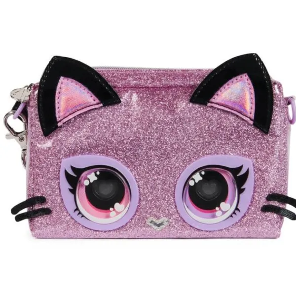 Spin Master Purse Pets - Sac Pochette - Chaton- Mode, Bijoux, Décoration, Cosmetiques