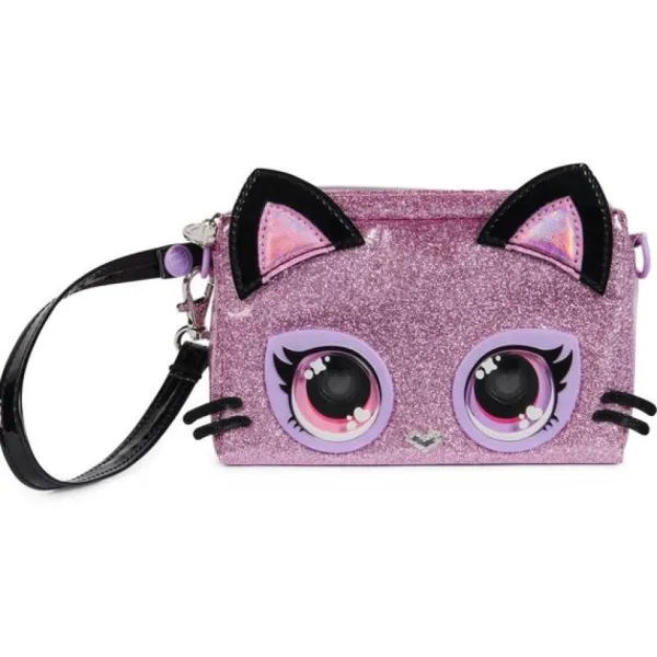 Spin Master Purse Pets - Sac Pochette - Chaton- Mode, Bijoux, Décoration, Cosmetiques
