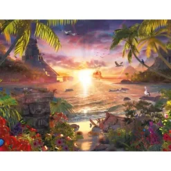 Ravensburger Puzzles Adultes|Puzzle 18 000 Pieces - Paradis Soleil