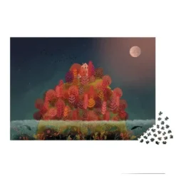 Janod Puzzle 1500 À 3000 Pièces|Puzzle 2000 Pieces - Automne Rouge