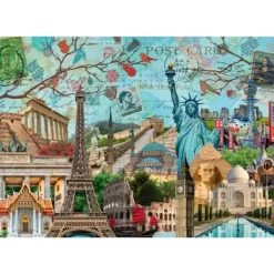 Ravensburger Autres Puzzles|Puzzle 5000 Pieces - Carte Postale Des Monuments
