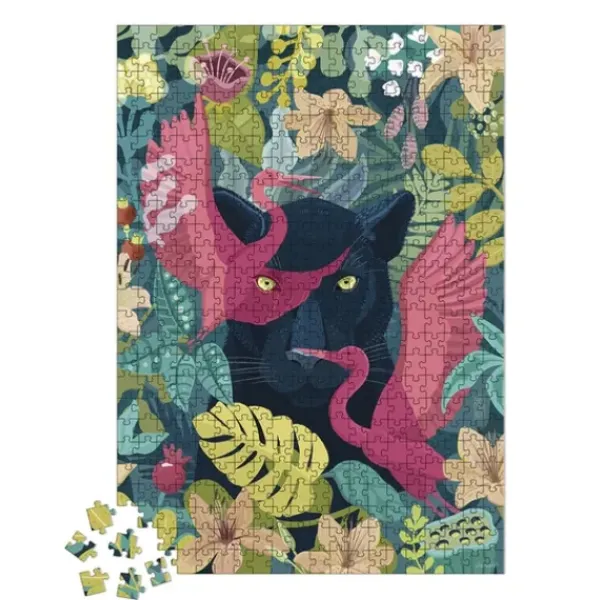 Janod Puzzles Enfants De 250 À 1000 Pièces|Puzzle 500 Pieces - Panthere Mystique