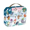 Janod Puzzle Bébé / Enfant|Puzzle Bataille De Boules De Neiges 36 Pieces