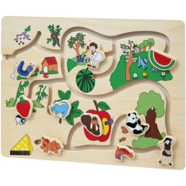WOOD N PLAY Puzzles Bois|Puzzle Circuit En Bois