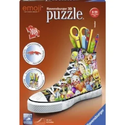 Ravensburger Puzzles 3D|Puzzle 3D - Puzzle 108 Pieces - Sneaker Emoji