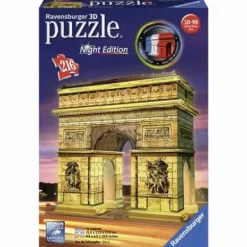 Ravensburger Puzzles 3D|Puzzle 3D Arc De Triomphe Night Edition