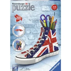 Ravensburger Puzzles 3D|Puzzle 3D-Sneaker Union Jack 108 Pieces